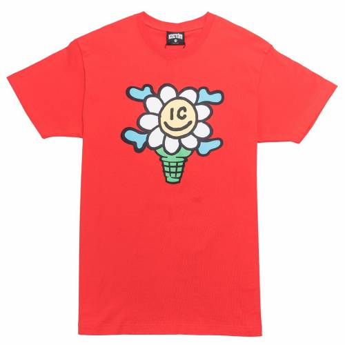クリーム Tシャツ 赤 レッド アイスクリーム メンズ 【 ICE CREAM MEN DOTTY TEE (RED) / RED 】 メンズファッション トップス カットソー|スニケス