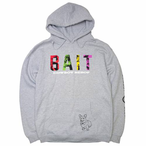 ベイト ロゴ フーディー パーカー 灰色 グレー グレイ メンズ 【 BAIT X COWBOY BEBOP MEN LOGO HOODY (GRAY) / GRAY 】 メンズファッション トップス