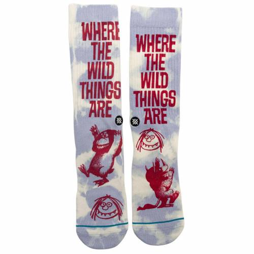スタンス ワイルド 靴下 青色 ブルー メンズ 【 STANCE X WHERE THE WILD THINGS ARE MEN SOCKS (BLUE) / BLUE 】 インナー 下着 ナイトウエア レッグ｜スニケス