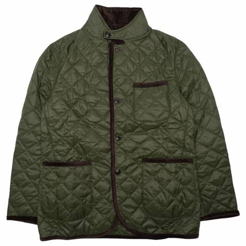 キルト ジャケット オリーブ メンズ 【 BARBOUR X ENGINEERED GARMENTS MEN LOITERY QUILT JACKET (OLIVE) / OLIVE 】 メンズファッション コート