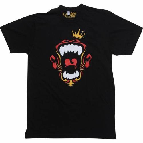 【★百貨店SALE★6/11夜夜中2時迄】プルオーバー 黒いこと 黒いこと メンズ 【 MARTIN HSU PRIMATE EXPLOITATION TEE (BLACK) / BLACK 】 メンズ流行り物 トップス カットソー