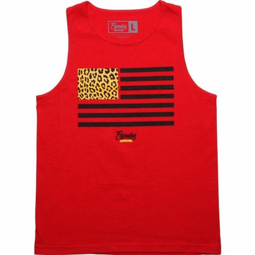 タンクトップ 赤 レッド メンズ 【 POPULAR DEMAND CHEETAH FLAG TANK TOP (RED) / RED 】 メンズファッション トップス｜スニケス