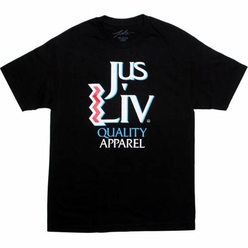 ジャスリブ Tシャツ 黒色 ブラック メンズ 【 JSLV MALTED TEE (BLACK) / BLACK 】 メンズファッション トップス カットソー｜スニケス