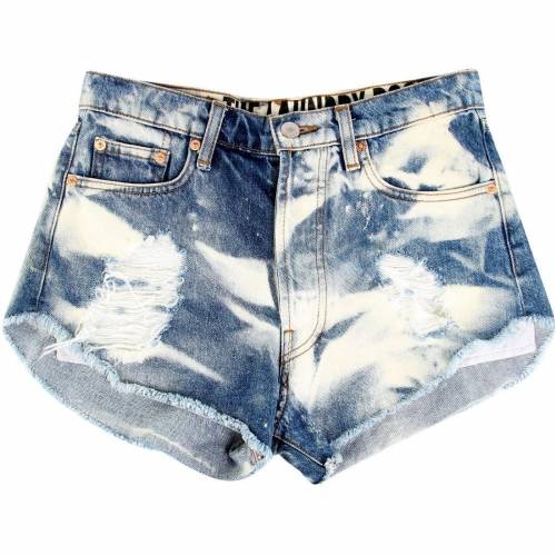 黒色 ブラック ショーツ ハーフパンツ 青色 ブルー レディース 【 THE LAUNDRY ROOM WOMEN CUTOFFS BLACK FLAG SHORTS (BLUE / MED CLOUD) BLUE MED CLOUD 】 レディースファッション ボトムス 20,805円