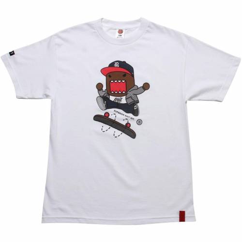 女性が喜ぶ ベイト Bait ベイト スケート Tシャツ 白色 ホワイト Skate Bait X Domo Tee White メンズファッション トップス Tシャツ カットソー 最旬ダウン Bronze Qa