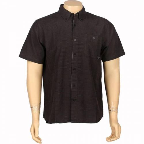 ジャスリブ ウーブン スリーブ チャコール 半袖 メンズ 【 JSLV SUNDAY WOVEN SHORT SLEEVE SHIRT (CHARCOAL) / CHARCOAL 】 メンズファッション トップス カジュアルシャツ
