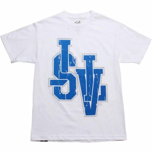 ジャスリブ ビンテージ ヴィンテージ Tシャツ 白色 ホワイト メンズ 【 JSLV LETTERMAN VINTAGE TEE (WHITE) / WHITE 】 メンズファッション トップス カットソー