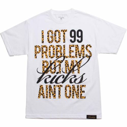 スニークティップ ヒョウ柄 レオパード Tシャツ 白色 ホワイト メンズ 【 SNEAKTIP 99 PROBLEMS LEOPARD TEE (WHITE) / WHITE 】 メンズファッション トップス カットソー|スニケス