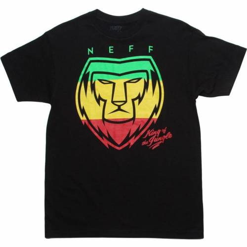 ネフ プルオーバー 黒いこと 黒いこと メンズ 【 NEFF KING LION TEE (BLACK) / BLACK 】 メンズ流行り物 トップス カットソー