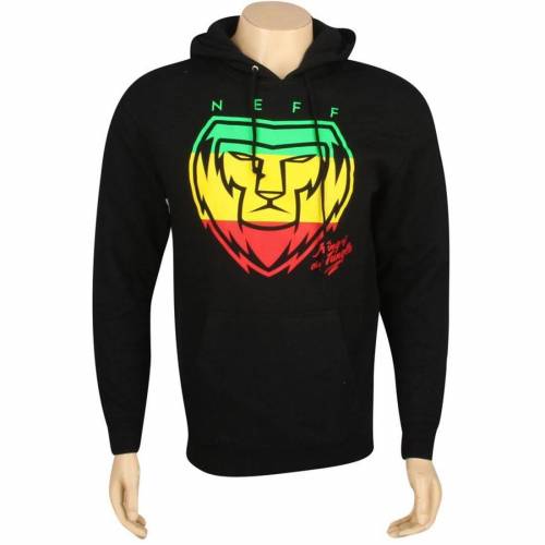 ネフ フーディー パーカー 黒色 ブラック メンズ 【 NEFF KING LION PULLOVER HOODY (BLACK) / BLACK 】 メンズファッション トップス｜スニケス