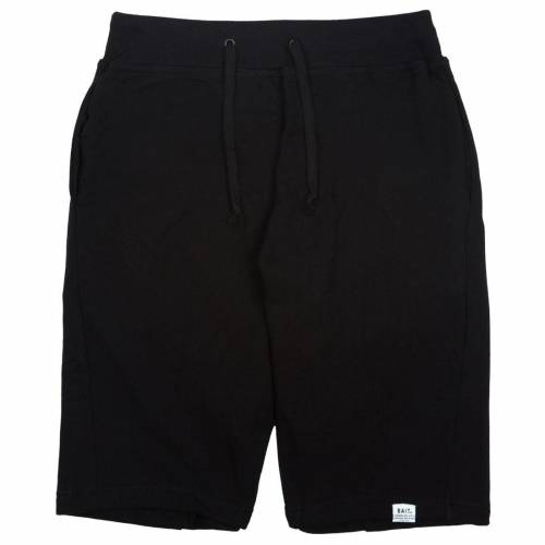 【★百貨店SALE★6/11真夜中2時迄】ベイト 汗水 さる股引き 二分の一ズボン下 黒いこと 黒いこと メンズ 【 BAIT MEN SWEAT SHORTS (BLACK) / BLACK 】 メンズ流行り物 ズボン