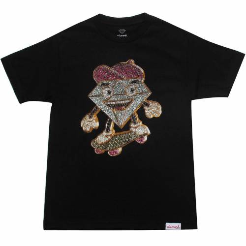 【★百貨店SALE★6/11十二時2時迄】金剛石 給与 プルオーバー 黒いこと 黒いこと ダイアモンドサプライ メンズ 【 DIAMOND SUPPLY CO DIAMOND SUPPLY CO X BEN BALLER LIL CUTTY TEE (BLACK) / BLACK 】 メンズ流行り物 トップス カットソー