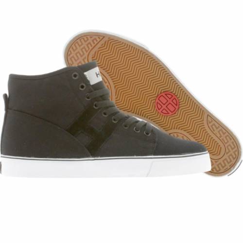 ハフ 黒色 ブラック 白色 ホワイト スニーカー メンズ 【 HUF HUPPER (BLACK / WHITE) BLACK WHITE 】