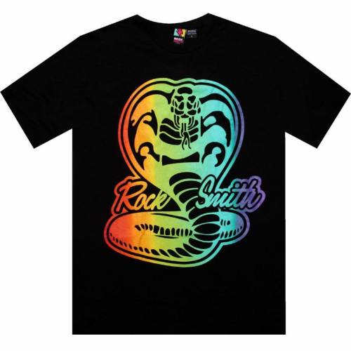 【★百貨店SALE★6/11夜夜中2時迄】プルオーバー 黒いこと 黒いこと 鍵を掛けるスミス メンズ 【 ROCK SMITH COBRA TEE (BLACK) / BLACK 】 メンズ流行り物 トップス カットソー