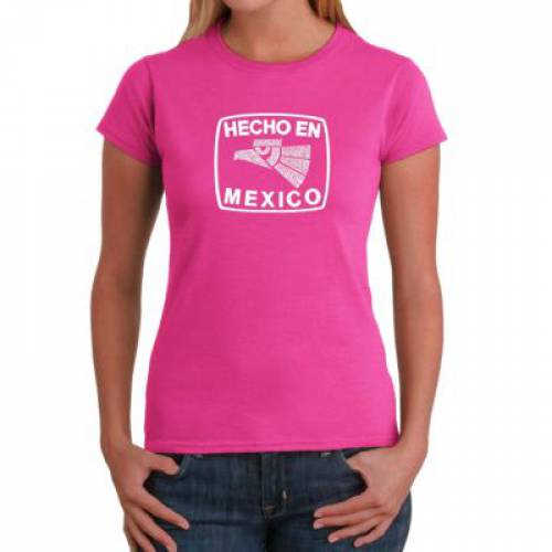 楽天市場 ロサンゼルス アート Tシャツ メキシコ ピンク レディース Pink La Pop Art Word Tshirt Hecho En Mexico スニケス