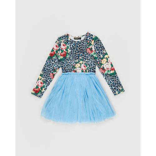 ファッションブランド カジュアル ファッション ヒョウ柄 レオパード ドレス ジュニア キッズ Rock Your Kid Leopard Floral Circus Dress Kids
