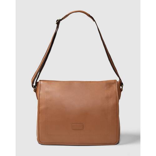 メンズ 【 KINNON HARDY SATCHEL TAN 】