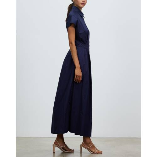 smart navy dress
