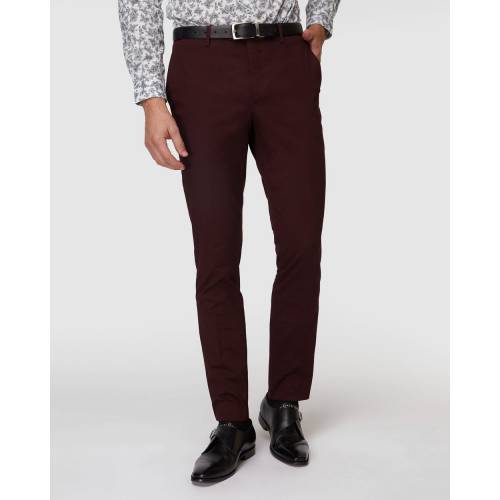 ワイン色 バーガンディー スリム ドレス メンズ Slim Jack London Burgundy Super Dress Chinos Simplylettering Co Uk