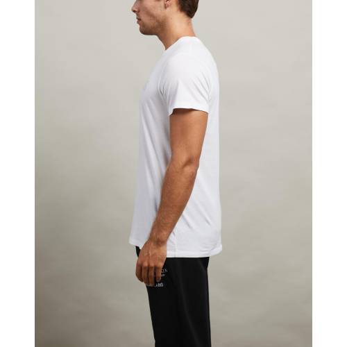 ヘルムートラング スタンダード Tシャツ 白 ホワイト メンズ Standard Helmut Lang Web Tee Chalk White Justice Law Net