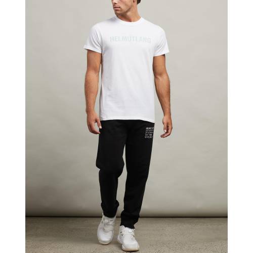 ヘルムートラング スタンダード Tシャツ 白 ホワイト メンズ Standard Helmut Lang Web Tee Chalk White Justice Law Net