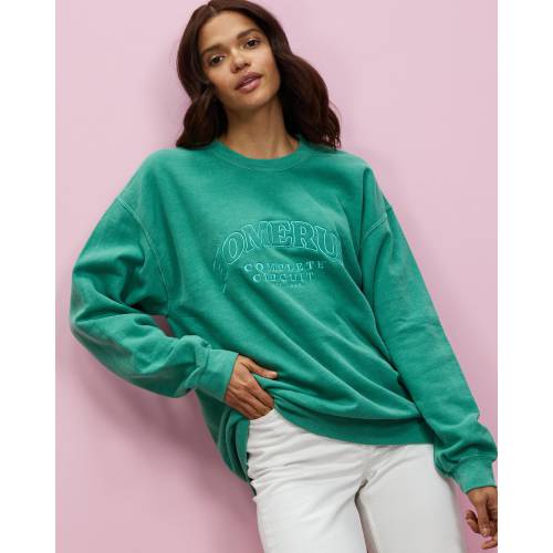 トップショップ スウェットシャツ グリーン トレーナー ミッド レディース 緑 69 以上節約 トレーナー