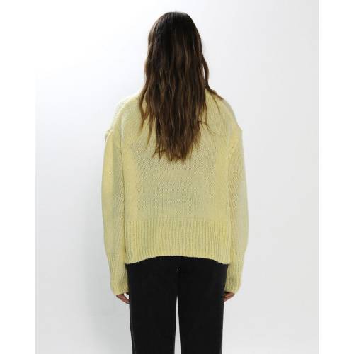 モンティー クルー ニット レディース 【 MADISON THE LABEL MONTY CREW KNIT CITRUS 】