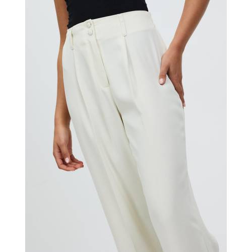 白色 ホワイト レディース 【 ATMOSANDHERE CELINA PANTS OFF WHITE 】