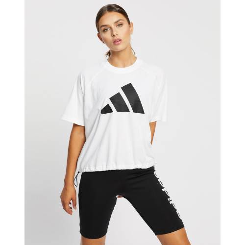 アディダス パフォーマンス ロゴ Tシャツ 白色 ホワイト レディース Adidas Performance Adjustable Badge Of Sport Logo Tee White Ice Org Br アディダス パフォーマンス ロゴ Tシャツ 白色 ホワイト レディース Adidas Performance Adjustable Badge Of Sport Logo Tee White Ice Org Br