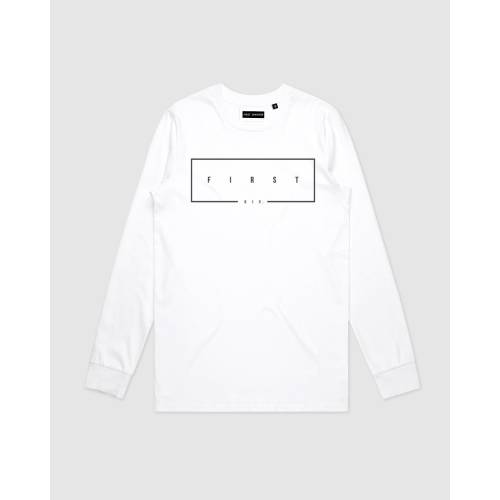フィールド スリーブ Tシャツ 白色 ホワイト 長袖 ジュニア キッズ