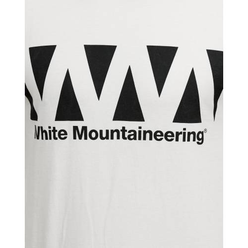 白色 ホワイト ロゴ メンズ White Mountaineering Wm Logo Printed Tshirt Liceochiloe Cl