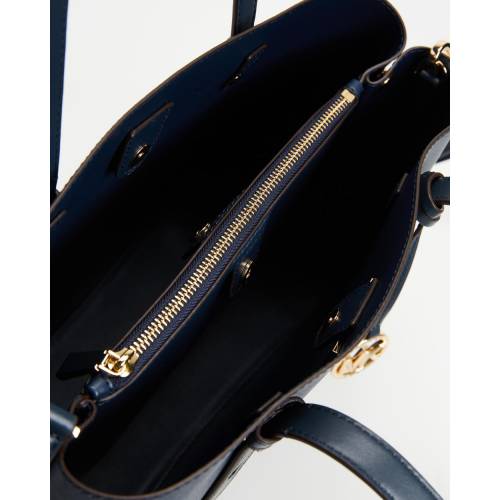 マイケルコース 紺色 ネイビー レディース 【 MICHAEL KORS MEL MEDIUM TOTE NAVY 】