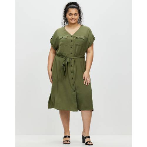 21新作 ファッションブランド カジュアル ファッション Button ドレス 緑 ドレス グリーン レディース Green Green Dorothy Perkins Button Up Shirt Dress 総合福袋 ドレス Southernoaksfuneralservice Com