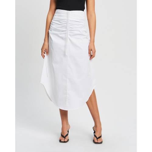 白色 ホワイト レディース 【 WILLA EILISH SKIRT WHITE 】