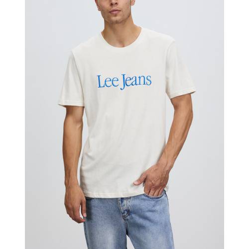 激安クーポン リー Tシャツ メンズ Lee Mac Tee Ecru 取り寄せ可 Livinginmalta Com