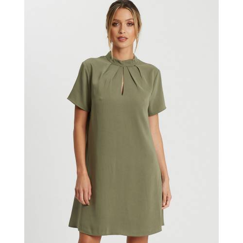 ファッションブランド カジュアル カーキ ファッション カーキ レディース Willa Rowena Mini レディース Khaki ドレス Southernoaksfuneralservice Com