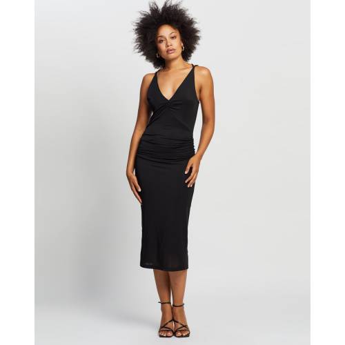 新品早割 のファッションブランド カジュアル Black ファッション アズール ドレス 黒色 ブラック ミディドレス レディース ドレス Pasduchas Azure Black 上品ラッピング無料の ドレス Southernoaksfuneralservice Com