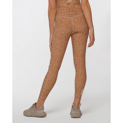 ローナジェーン レギンス タイツ ミクロ ヒョウ柄 レオパード レディース 【 MICRO LORNA JANE SCRUNCH BACK ANKLE BITER LEGGINGS LEOPARD PRINT 】