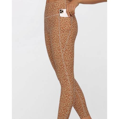 ローナジェーン レギンス タイツ ミクロ ヒョウ柄 レオパード レディース 【 MICRO LORNA JANE SCRUNCH BACK ANKLE BITER LEGGINGS LEOPARD PRINT 】