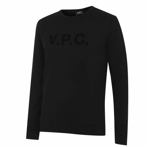 最高の Apc スウェットシャツ トレーナー Apc Vpc Sweatshirt Noir Lzz メンズファッション トップス スウェット トレーナー 人気ブランド Steeline Pk