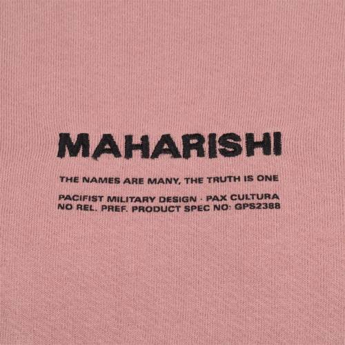 新着 スウェット トレーナー トレーナー スウェット トップス メンズファッション Sweatshirt Embroidered Miltype Maharishi Pink ピンク トレーナー スウェットシャツ Maharishi マハリシ Sorif Dk