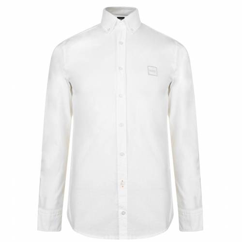 ファッションブランド ロゴ 白色 その他 ボス ホワイト カジュアル Boss 100 Boss Logo ファッション Mabsoot Logo Shirt White 100 メンズファッション トップス スニケス