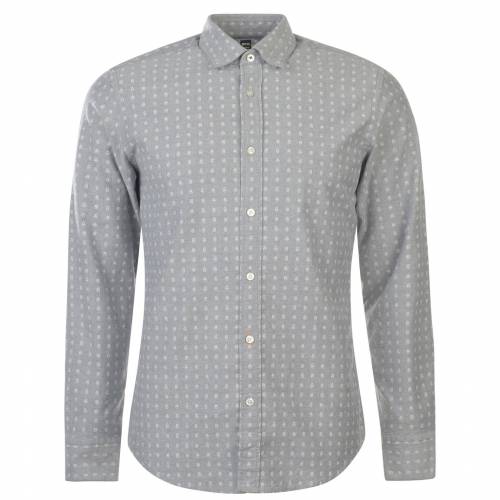 海外 正規品 ボス Boss メンズ 紺色 ネイビー Boss Hugo Relegant Cactus Shirt Mens 404 Navy メンズファッション トップス スニケス 大放出セール Www Porsche Com Mk