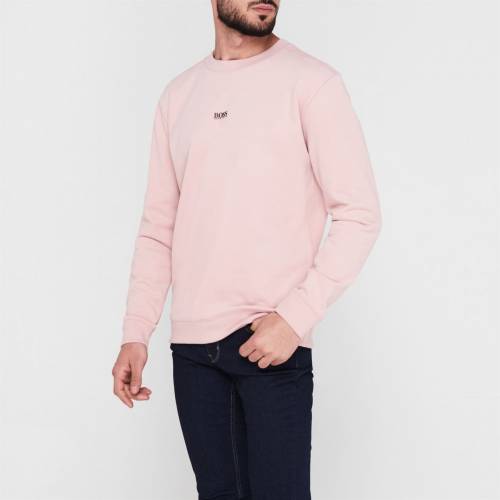 上役 乗組 スウェットシャツ スウェットシャツ 退紅色 スウェットトレーナーshirt メンズ Pink Boss Weevo Pastel 6 Bairien Yamagata Jp