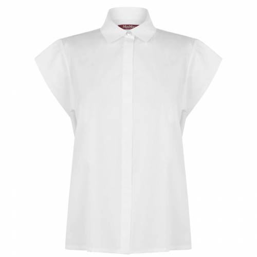 アウトレット 送料無料 Max Mara Studio マックス スタジオ 白色 ホワイト Max Mara Studio Muscari Shirt Optical White レディースファッション トップス 21年最新海外 Allengine Cl