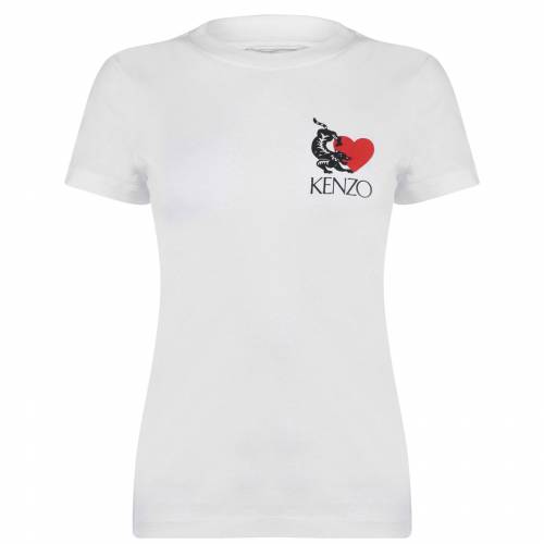 最安 楽天市場 ケンゾー Kenzo ロゴ 白色 ホワイト Kenzo Small Logo T Shirt White 01 レディースファッション トップス スニケス 超人気 Alfalamanki Com