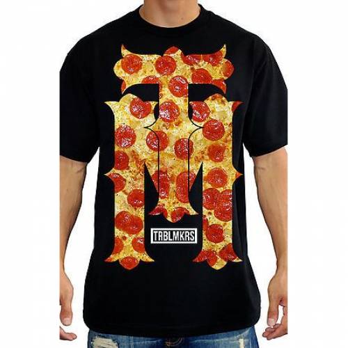 人気ショップが最安値挑戦 Trblmkrs 青色 ブルー Trblmkrs Pizza Party Blue メンズファッション トップス Tシャツ カットソー 楽天市場 Azurpiscines68 Fr