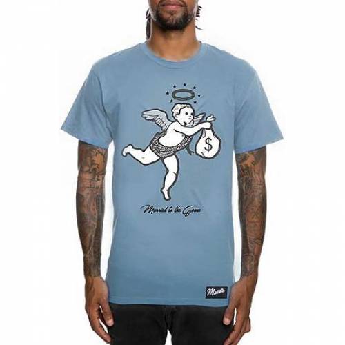 Web限定 楽天市場 Hasta Muerte 青色 ブルー Hasta Muerte Aj3unc Angel Blue メンズファッション トップス Tシャツ カットソー スニケス 注目ブランド Ctcvnhcmc Vn