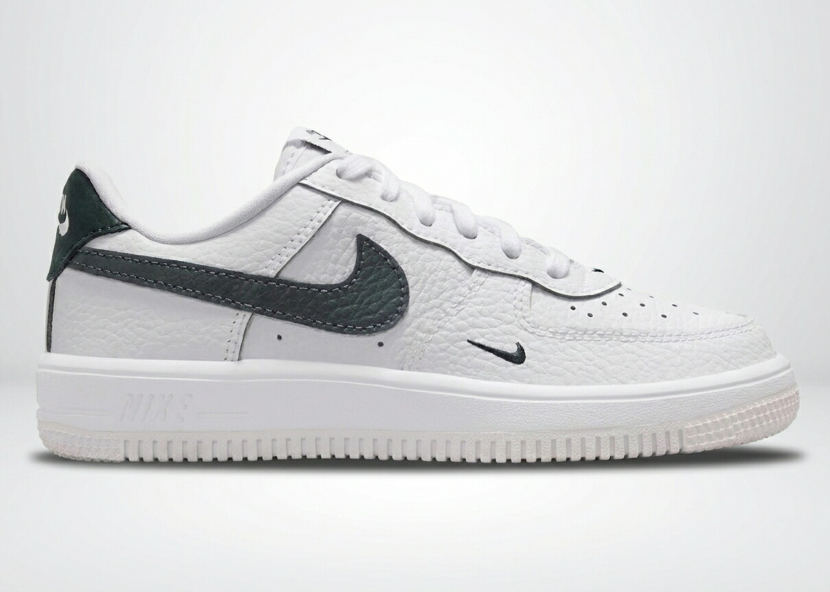 ナイキ NIKE キッズ スニーカー FORCE 1 LOW 白いこと 白 御坊っちゃん お子さん靴 (なおなお書き) キッズ・ベビー・マタニティ-スニーカー-キッズファッション