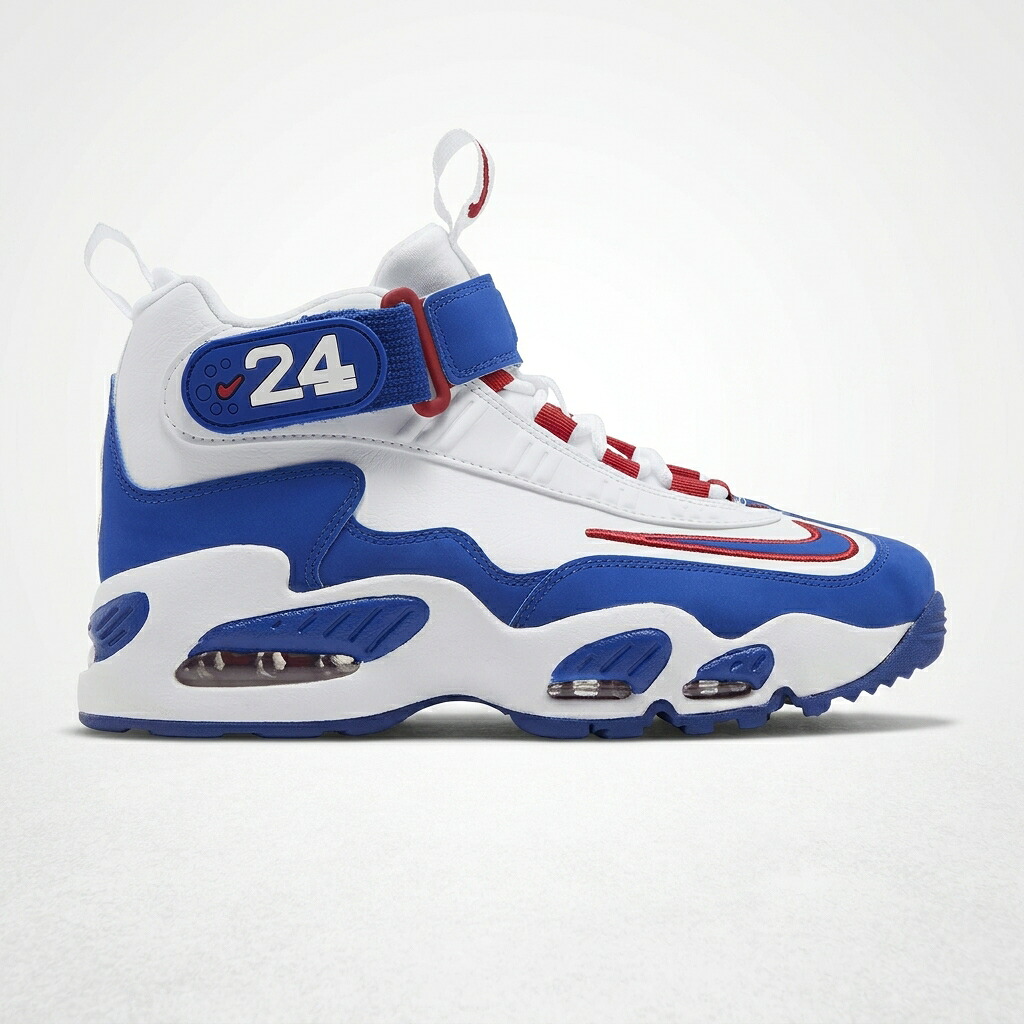 ナイキ NIKE グリフィー マックス 1 GS キッズ お坊っちゃん スニーカー 白いこと 赤いこと \u0027USA\u0027 AIR GRIFFEY MAX